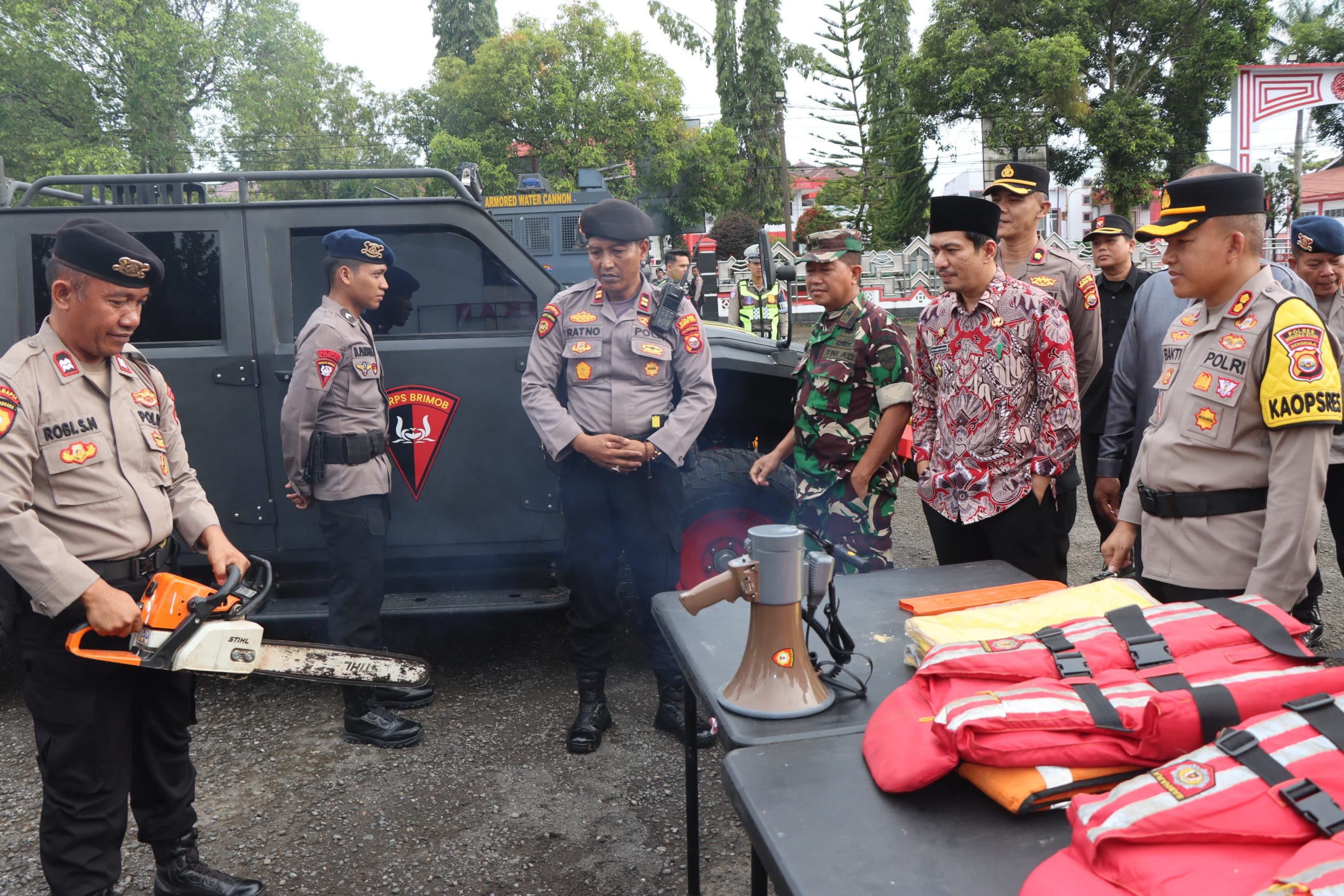 Bupati Bengkulu Utara Pimpin Apel Gelar Pasukan Operasi Ketupat Nala 2026