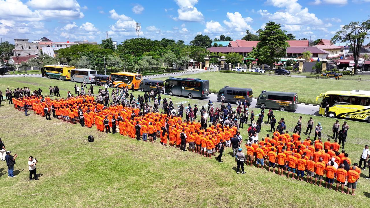 Operasi Antik LK 2026 Berakhir, Polda Riau Bongkar 435 Kasus Narkoba dan 557 Tersangka Diamankan