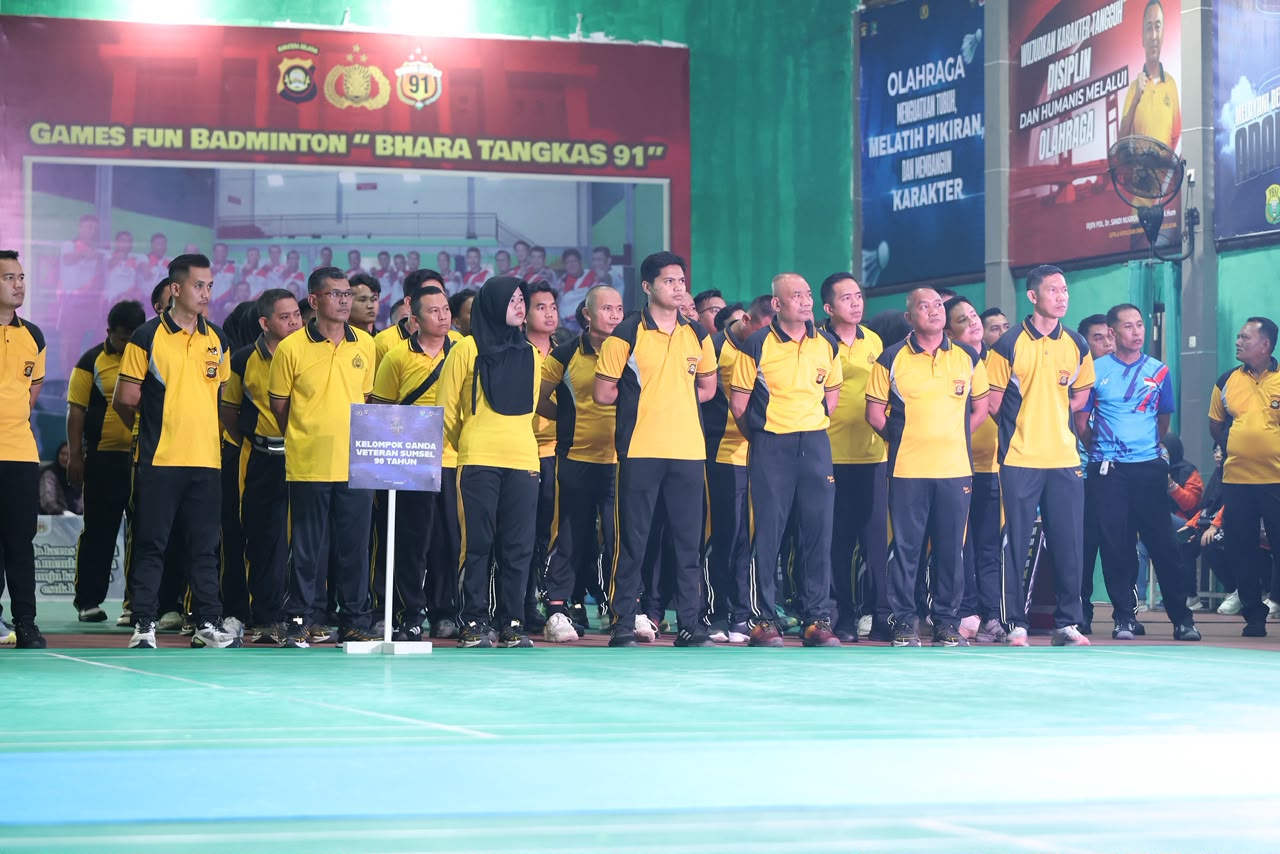​Perkuat Sinergi dengan Masyarakat, Polda Sumsel Gelar Badminton Kapolda Cup 2026 yang Diikuti Ribuan Peserta