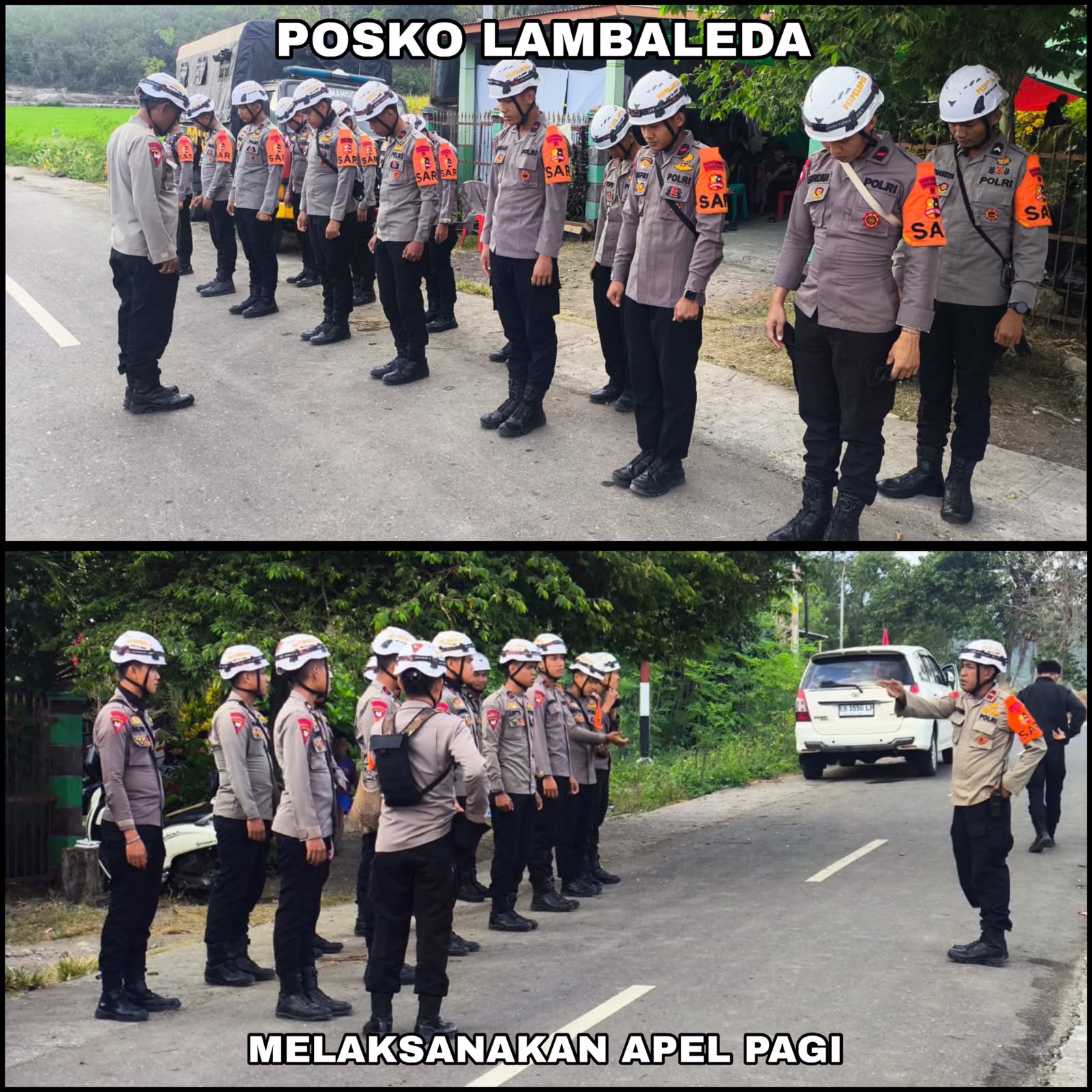 Pasukan Pelopor BKO Polda NTT Bergerak Tangani Dampak Gempa, Layani dan Bantu Warga di Lokasi Pengungsian